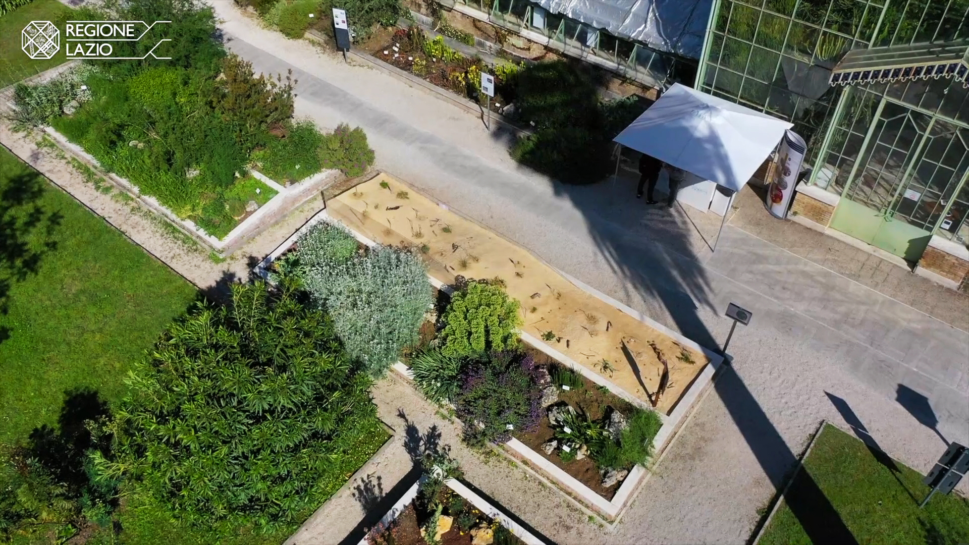 La duna realizzata nell'ambito del progetto OrtoLazio