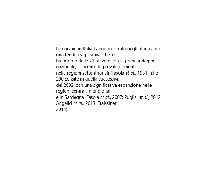 Le garzaie nel Lazio, aggiornamento al 2016