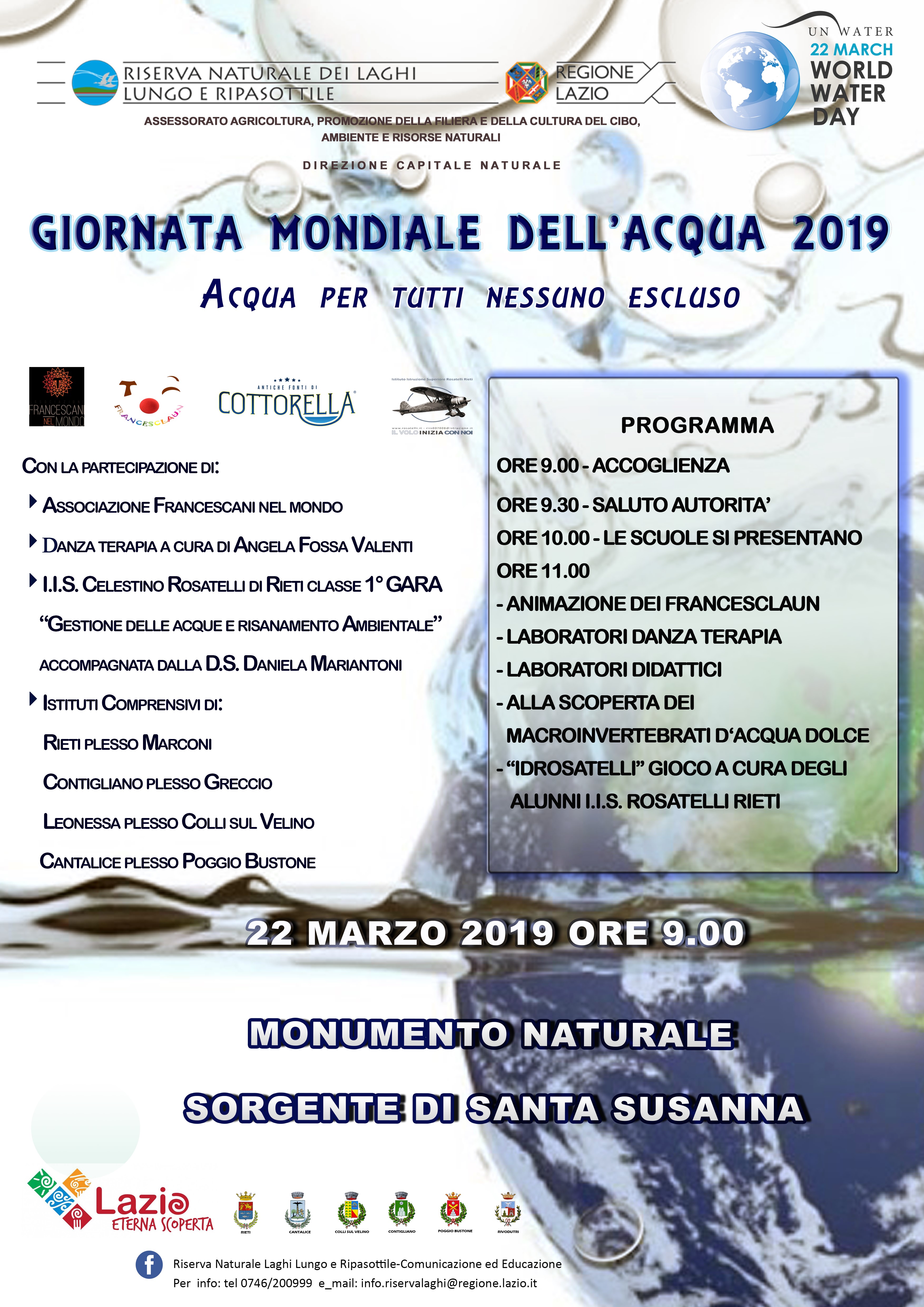 GIORNATA MONDIALE DELL'ACQUA