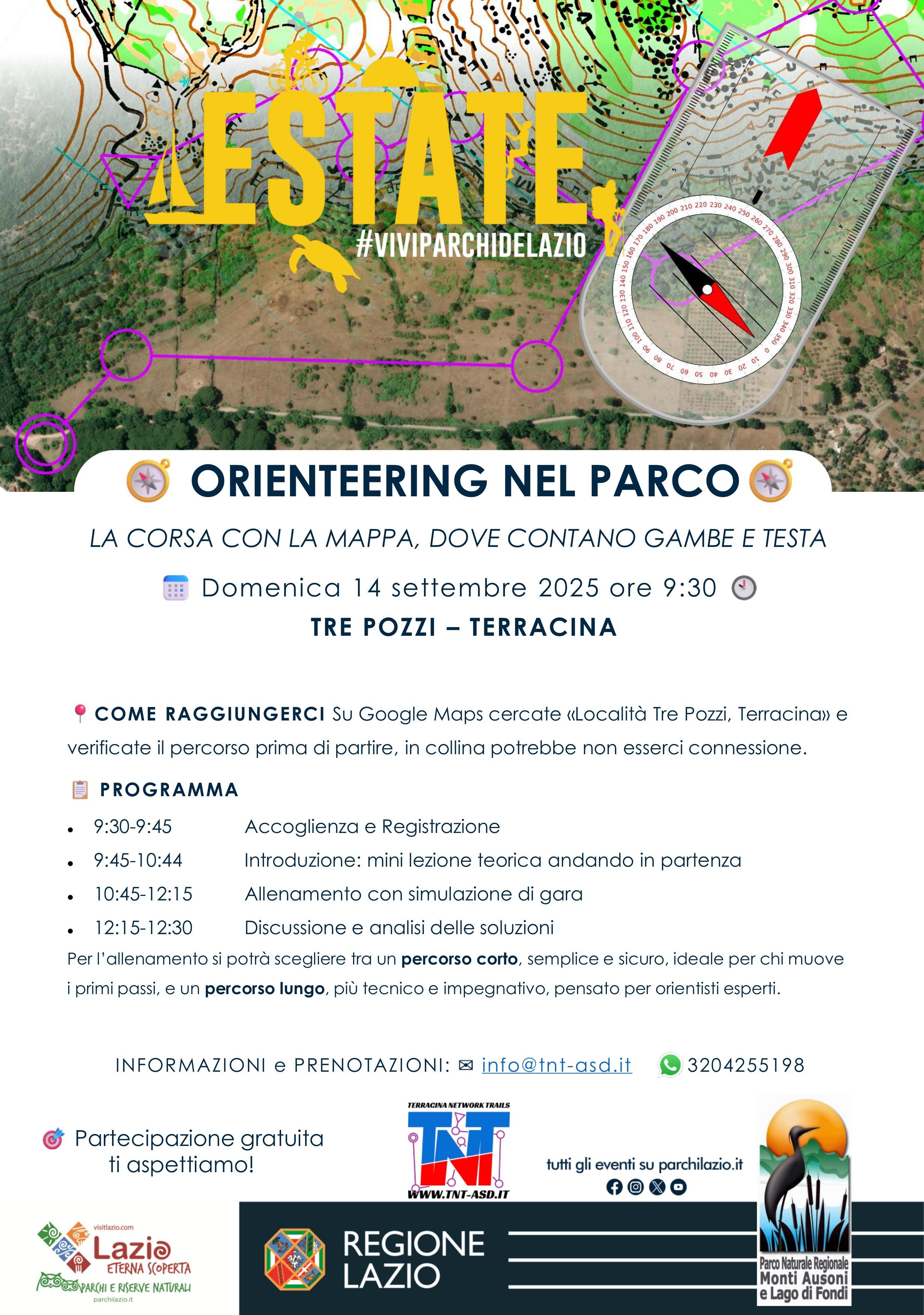 Orienteering nel parco
