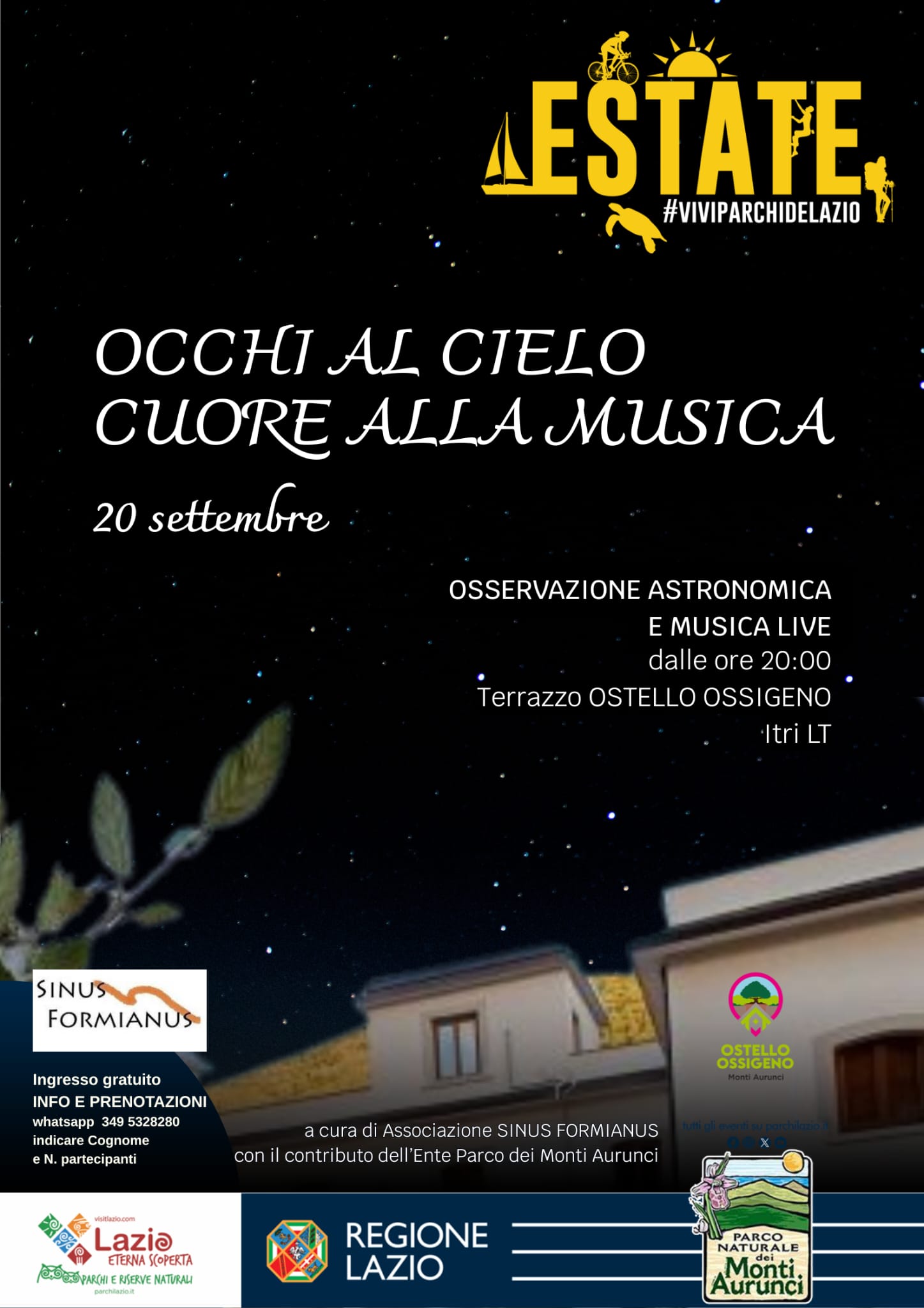 Occhi al cielo, cuore alla musica