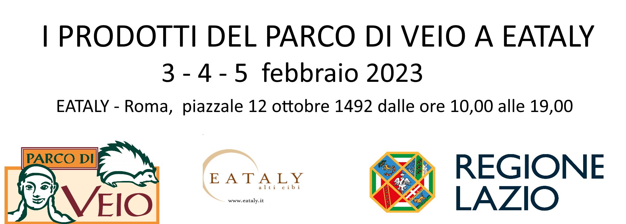 I prodotti del Parco di Veio a Eataly