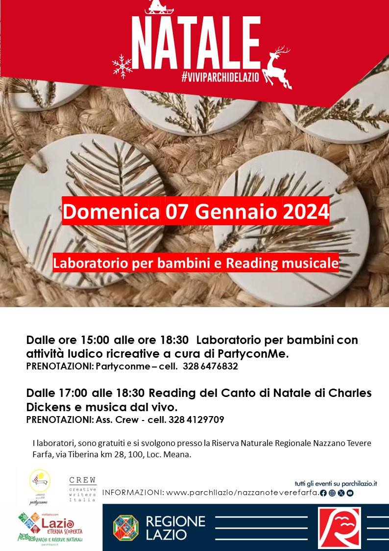 Laboratorio della befana e reading musicale - domenica 7 gennaio
