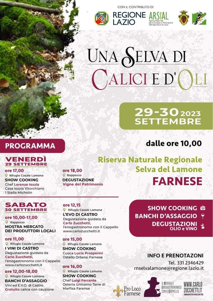 Una Selva di Calici e D'Oli