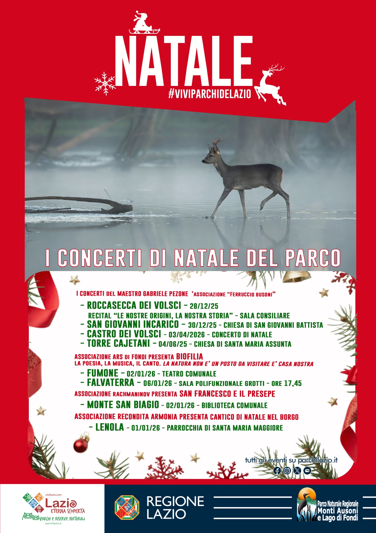 I concerti dei Natale del Parco