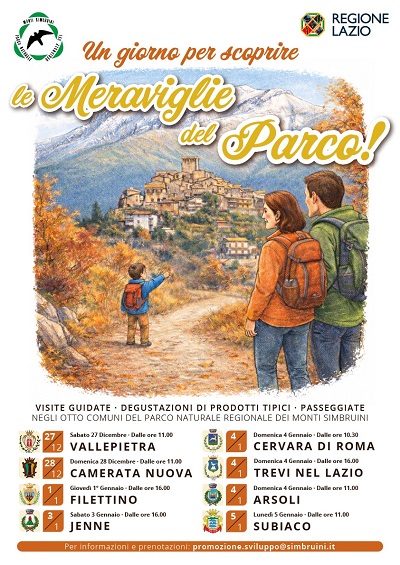 Un giorno per scoprire le meraviglie del Parco!