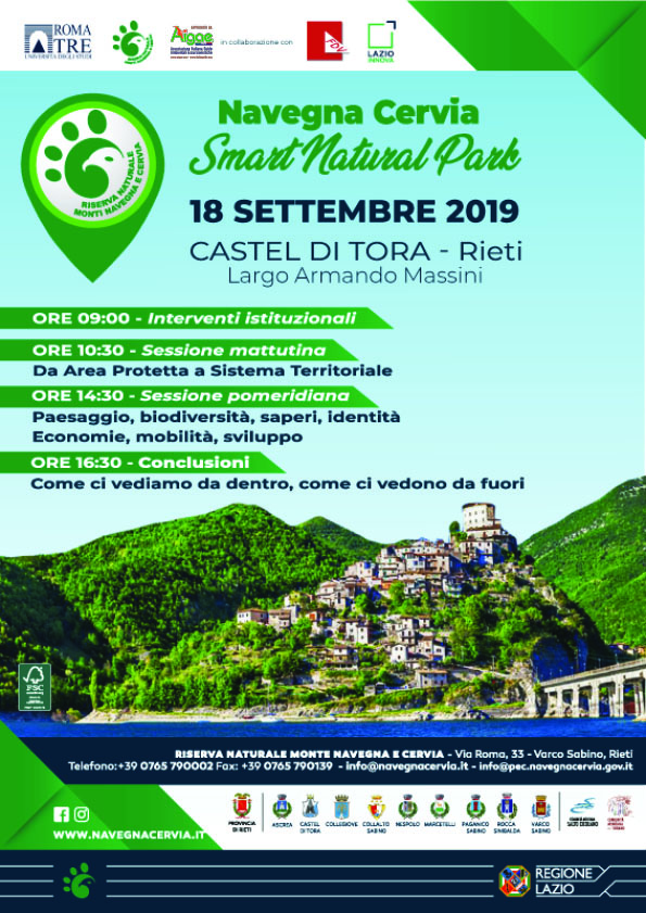 Navegna Cervia <br /> Workshop Smart Natural Park a Castel di Tora