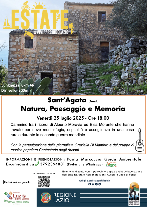 Sant'Agata <br /> Natura, Paesaggio e Memoria<br /> 25 luglio 2025