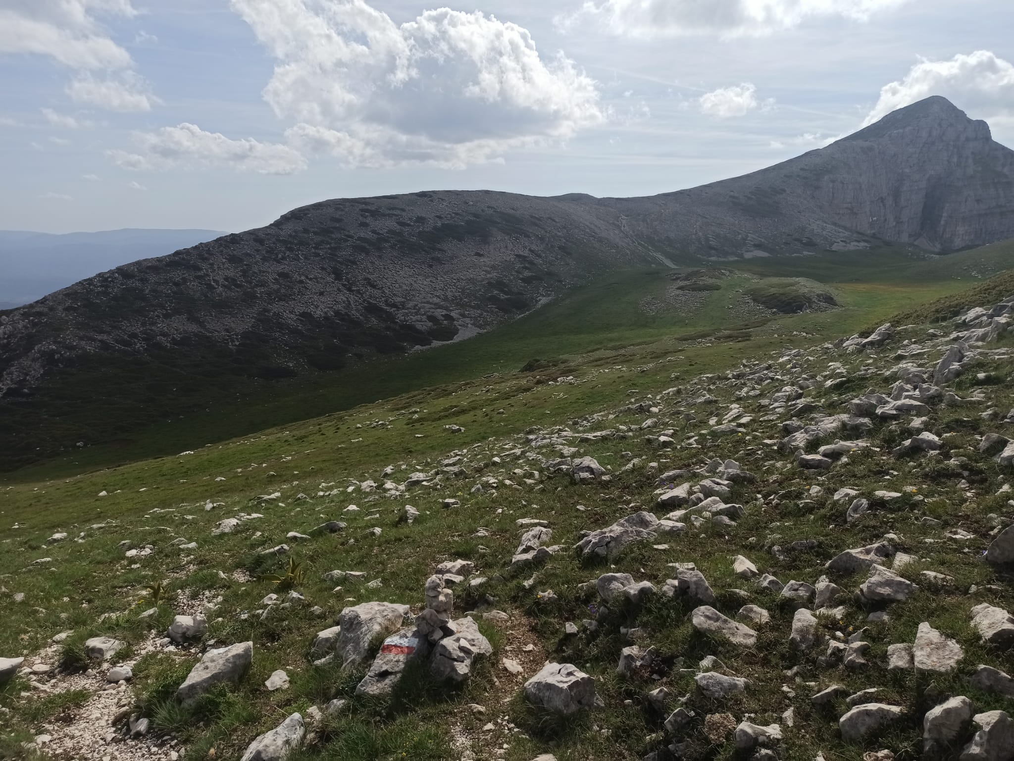 Vista della parete nord del Murolungo