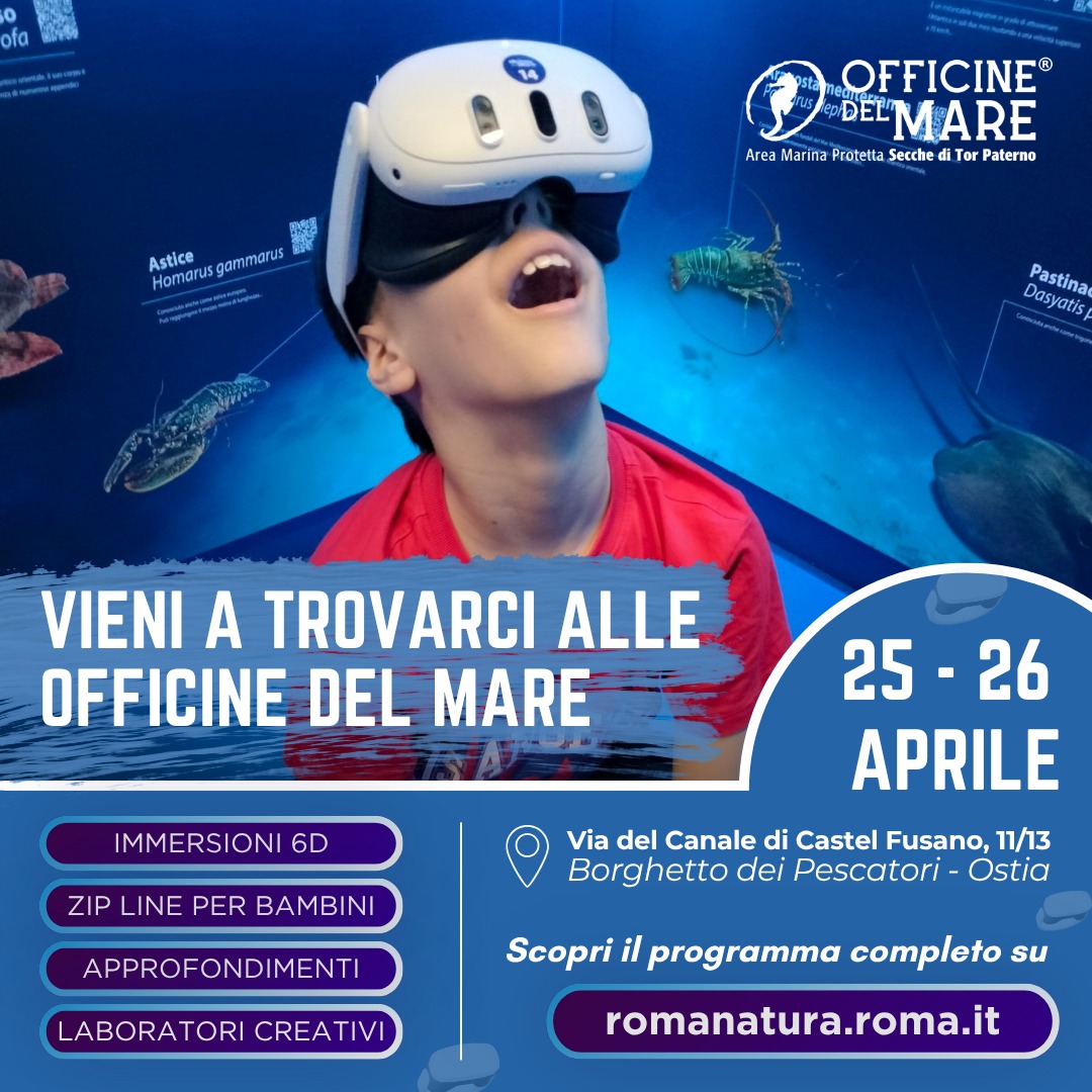 Officine del Mare – Un weekend per scoprire, capire… e proteggere il mare!