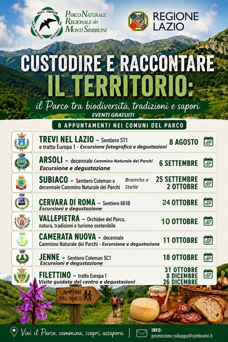 Custodire e raccontare il territorio<br /> Il Parco tra biodiversità, tradizioni e sapori