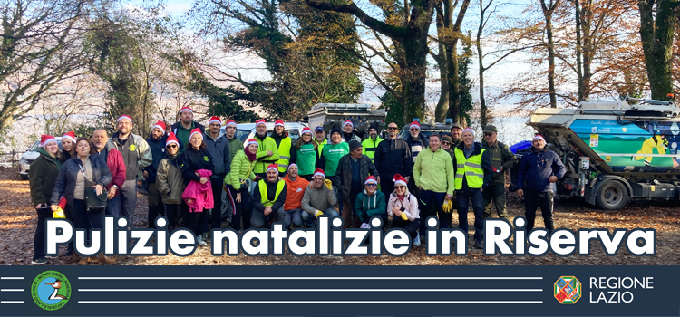 Pulizie di Natale nella Riserva Lago di Vico con i volontari