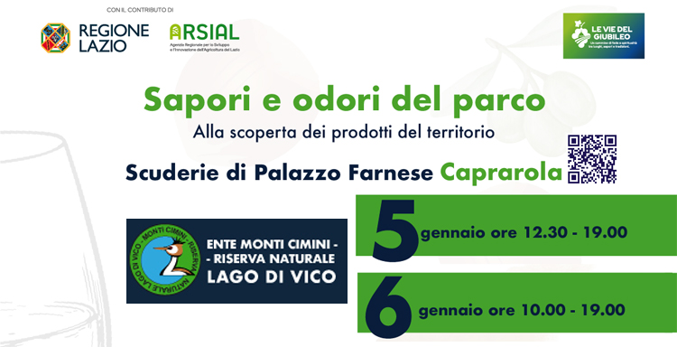 SAPORI E ODORI DEL PARCO: due giorni all'insegna del gusto per conoscere i prodotti del territorio Cimino e della Tuscia