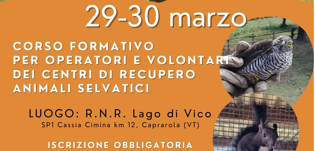 Corso per operatori e volontari dei Centri di Recupero Animali Selvatici: seconda edizione