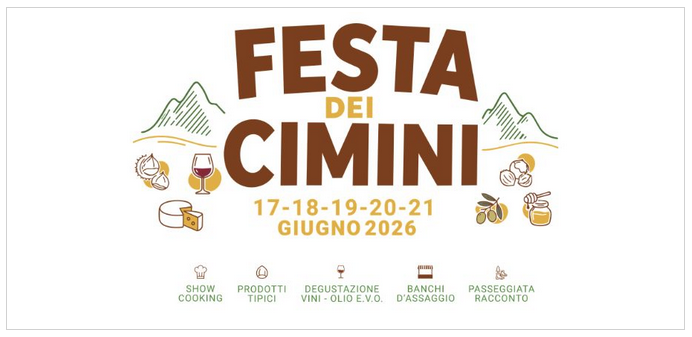 Un appuntamento con il gusto, un incontro con il territorio dei Monti Cimini