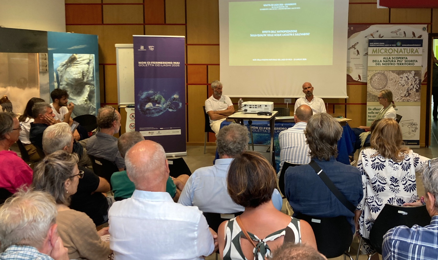 23 luglio: incontro di presentazione dei dati sulla salute dei laghi all'Ente Monti Cimini