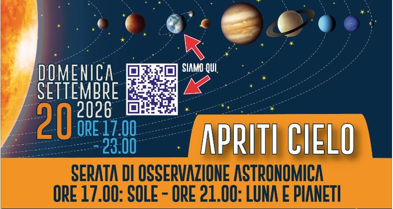 APRITI CIELO: una giornata con l'astronomia