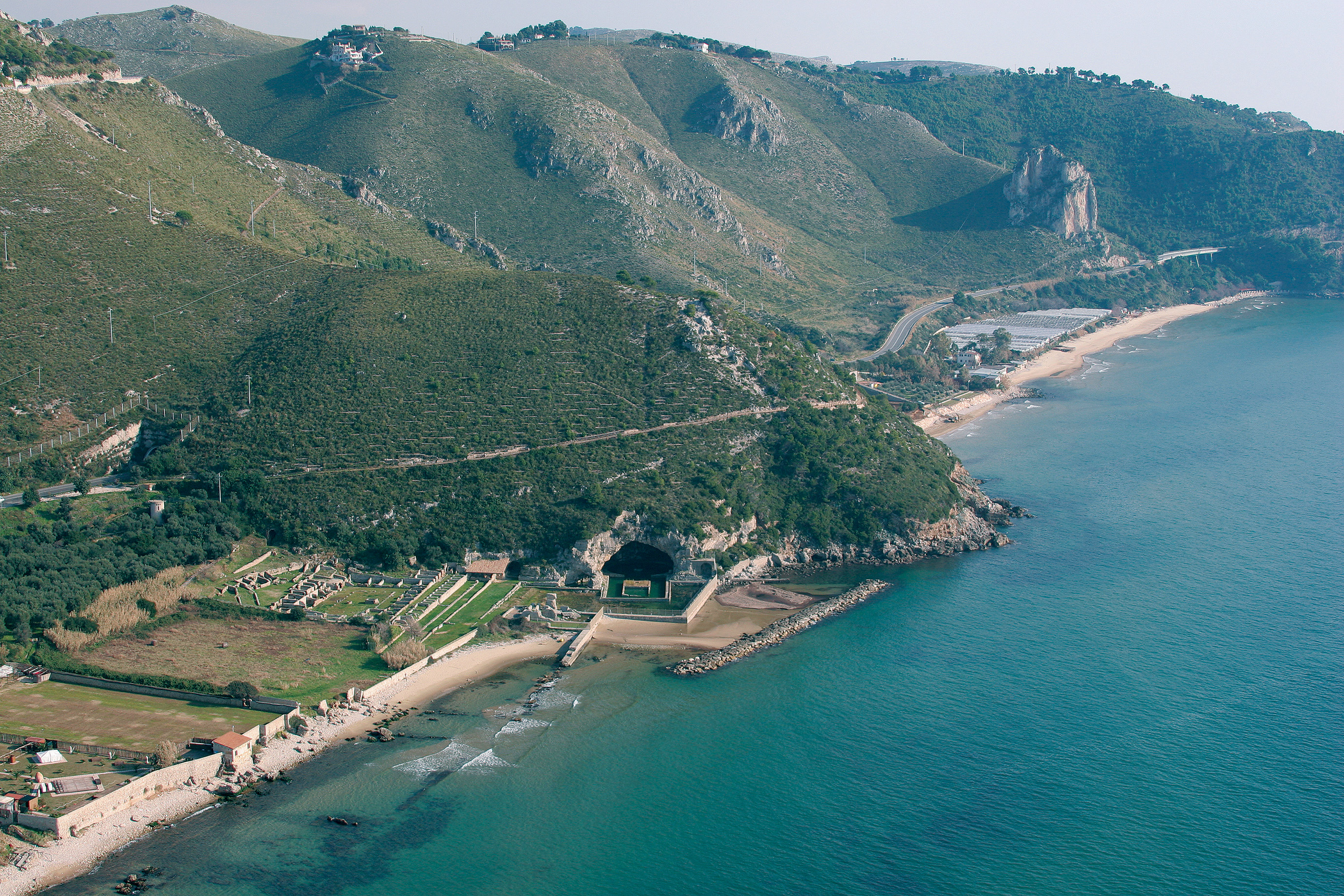 Itinerario del sentiero Natura Villa di Tiberio alto