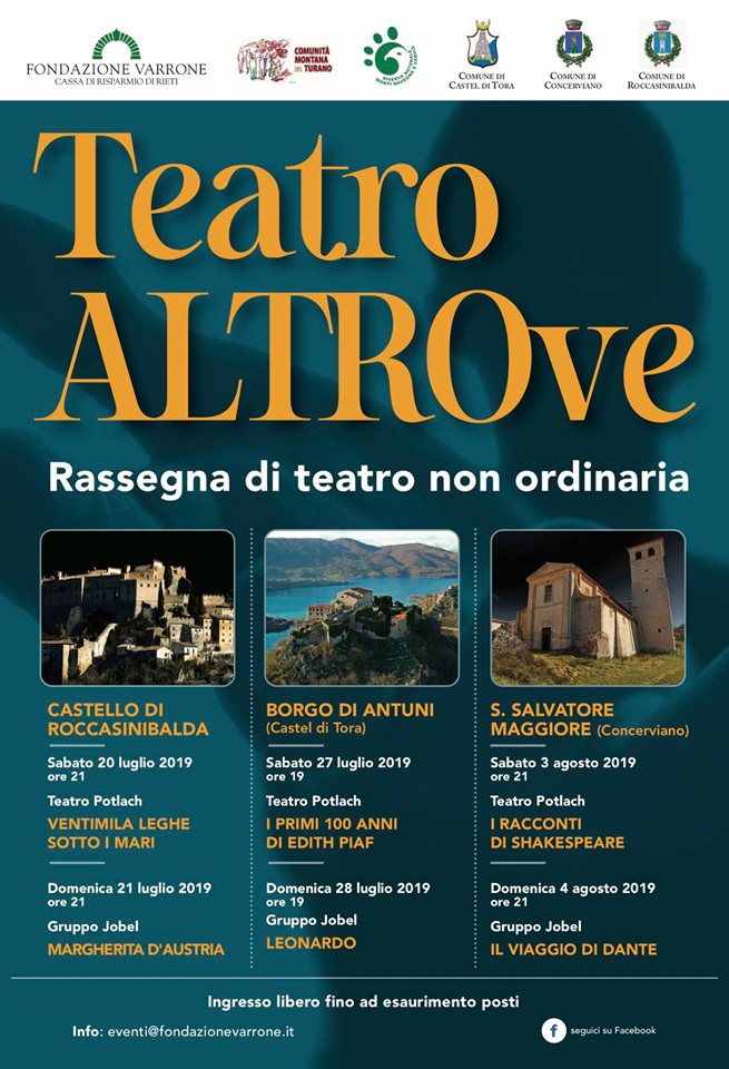 Teatro ALTROve - Rassegna di teatro non ordinaria - Borgo di Antuni - Castel di Tora