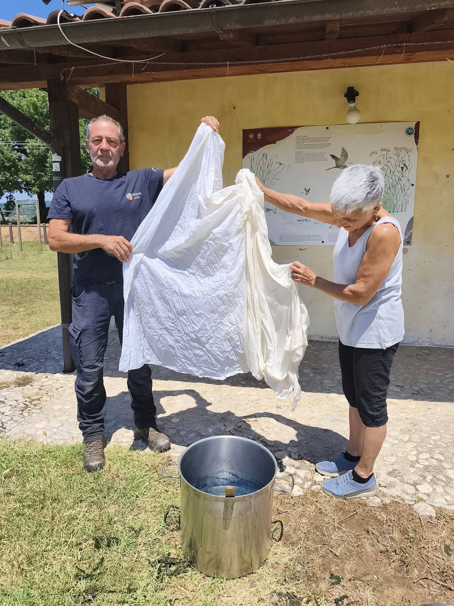 tessuto di lino naturale