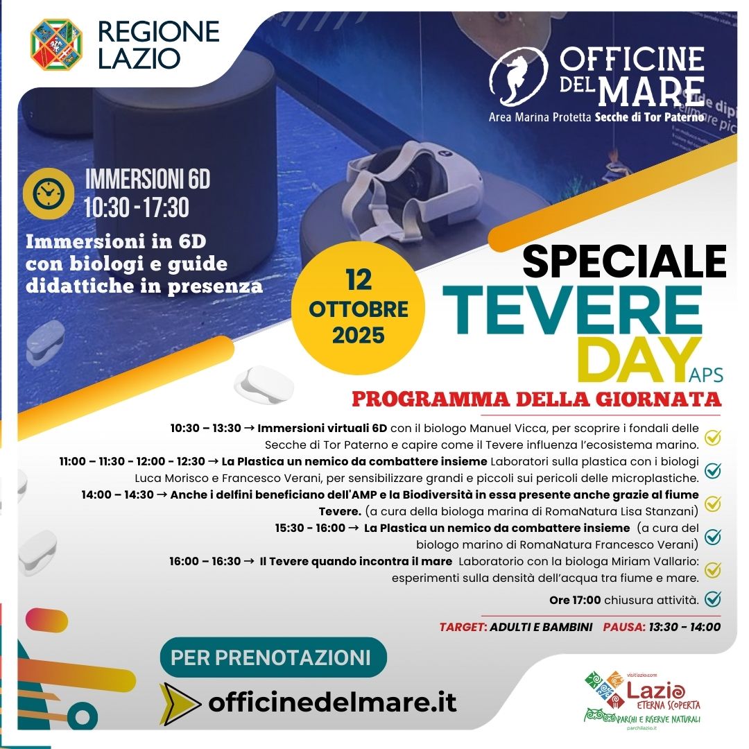 OFFICINE DEL MARE – SPECIALE TEVERE DAY