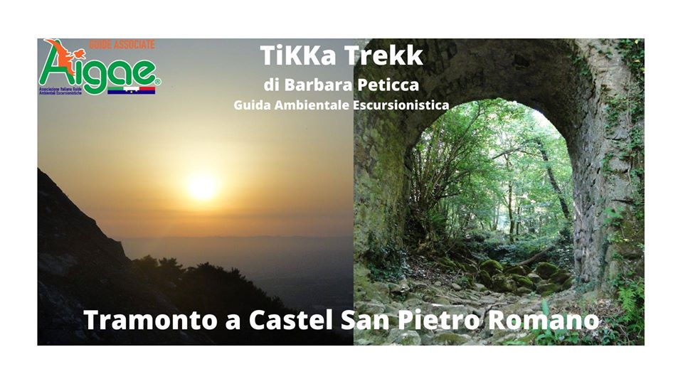 Tramonto a Castel San Pietro Romano