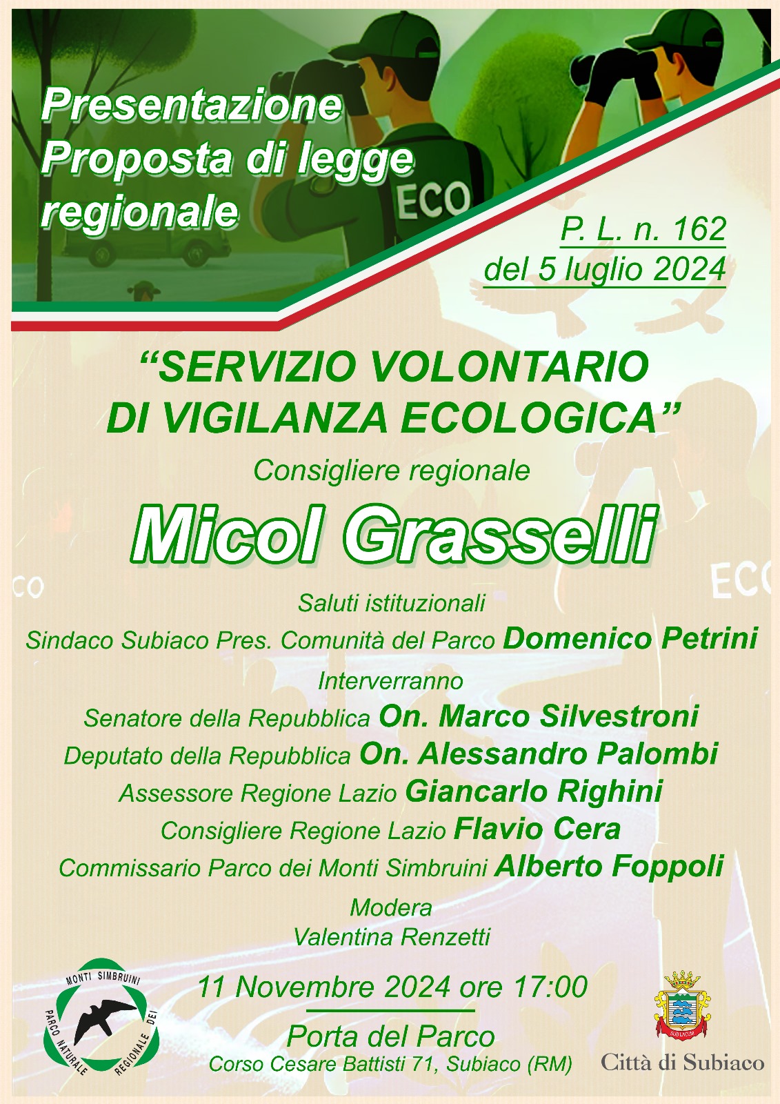 Servizio volontariato di vigilanza ecologica