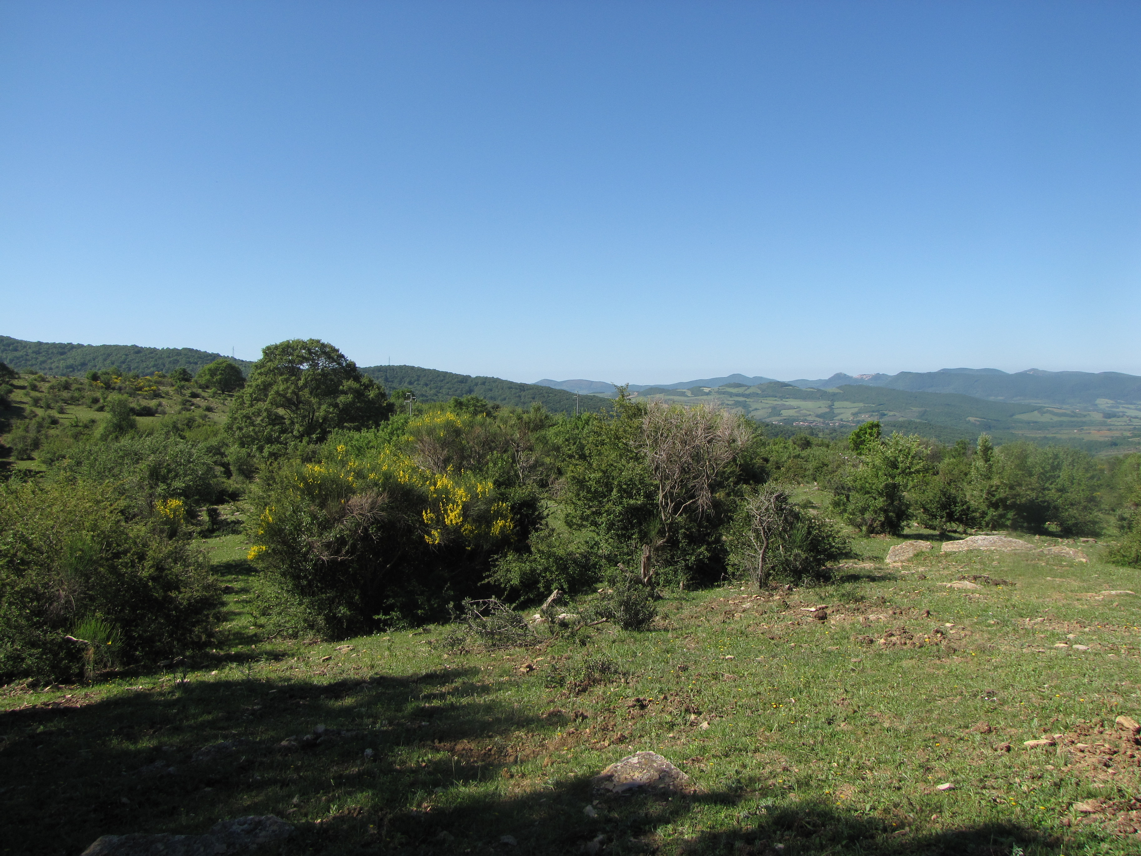 Tolfa e la valle del Mignone visti dal Quarto di Barbarano