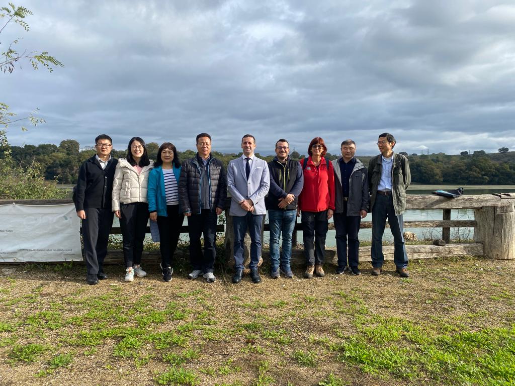 LA RISERVA TEVERE FARFA OSPITA LA DELEGAZIONE CINESE PER LE PRATICHE COMUNI SULLA CONSERVAZIONE E SOSTENIBILITA' AMBIENTALI