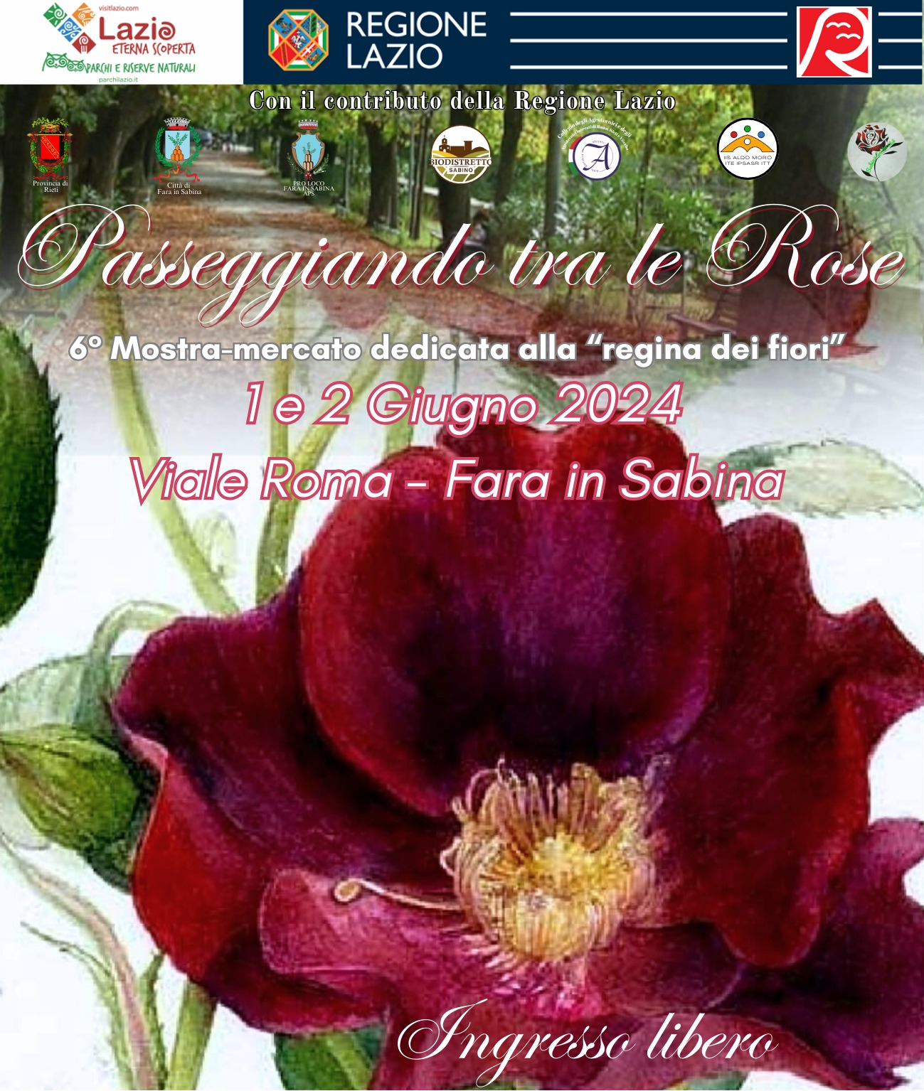 PASSEGGIANDO TRA LE ROSE - 1 E 2 GIUGNO