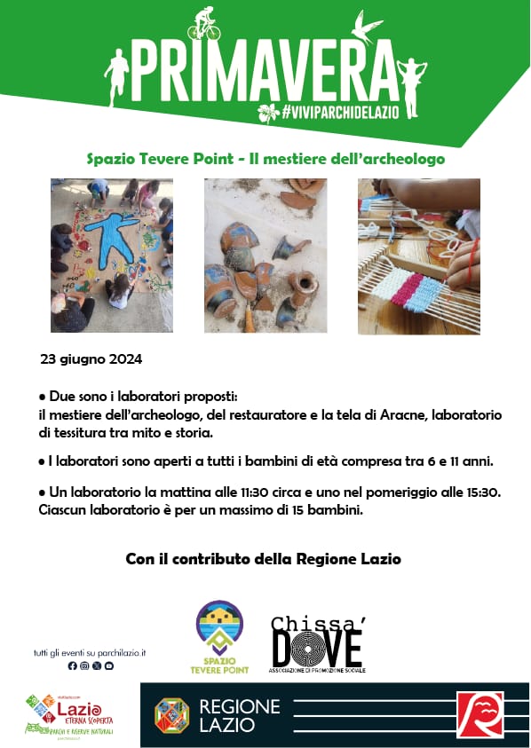 IL MESTIERE DELL'ARCHEOLOGO - 23 GIUGNO 2024