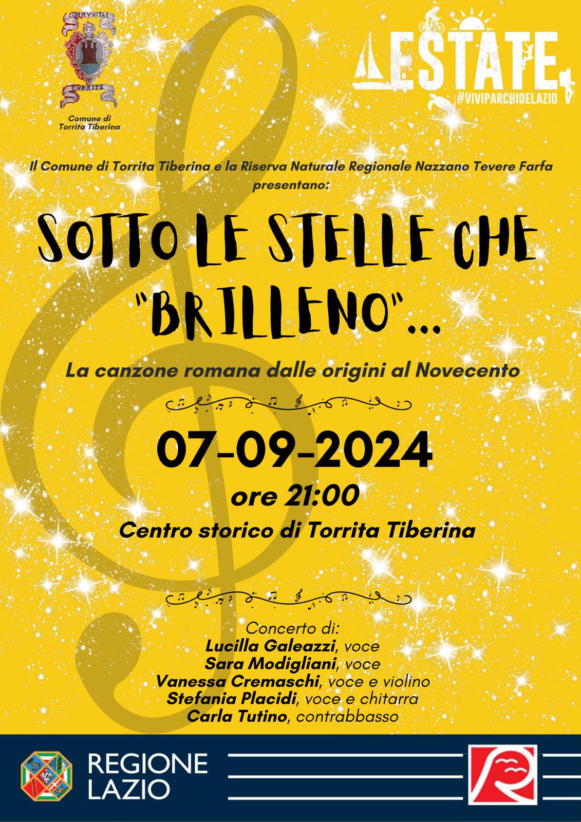 SOTTO LE STELLE CHE BRILLENO