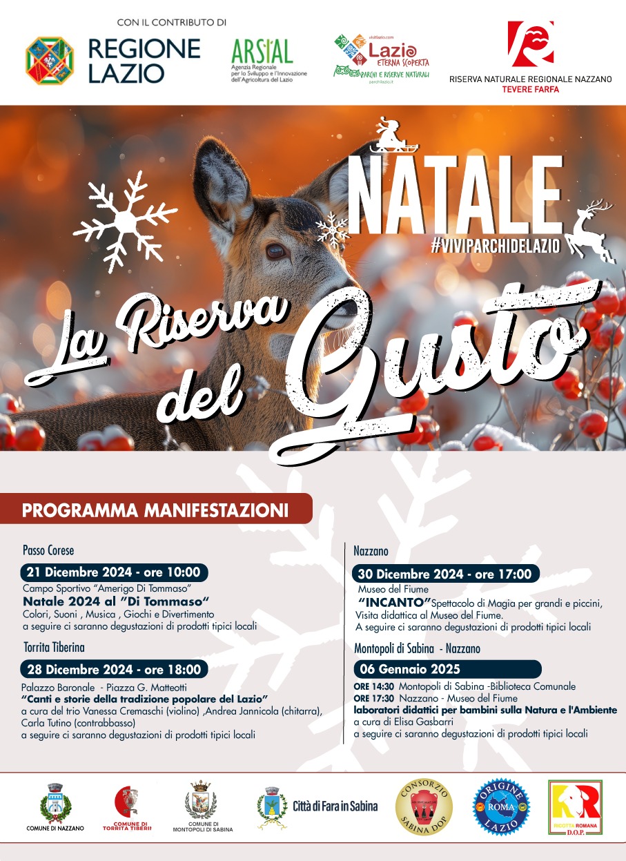 LA RISERVA DEL GUSTO. APPUNTAMENTI IMPERDIBILI