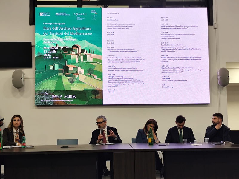 Il Parco Monti Aurunci a Pompei per la rete archeo-agricola del Mediterraneo
