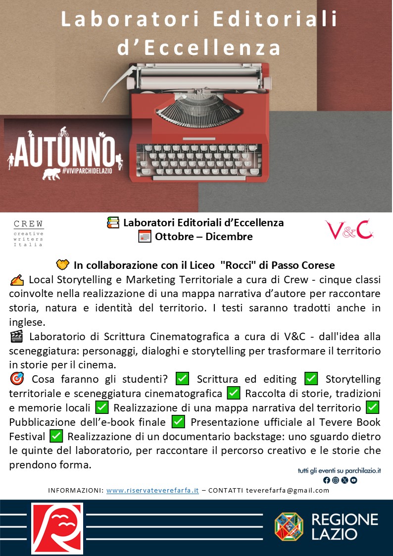 🍂📚 LABORATORI EDITORIALI D'ECCELLENZA ✍️🎬