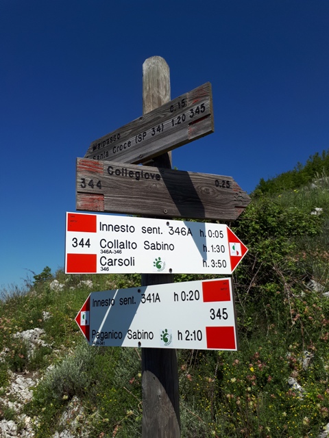 COMPLETATA LA SEGNALETICA DEL SENTIERO ITALIA ALL'INTERNO DELLA RISERVA NATURALE MONTI NAVEGNA E CERVIA E VARIAZIONE DELLA NUMERAZIONE DI ALCUNI SENTIERI ESCURSIONISTICI