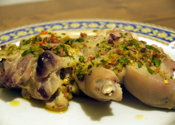 zampetti di maiale di posta